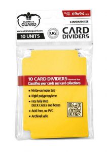 Ultimate Guard Card Dividers Standard Size (10) - Yellow