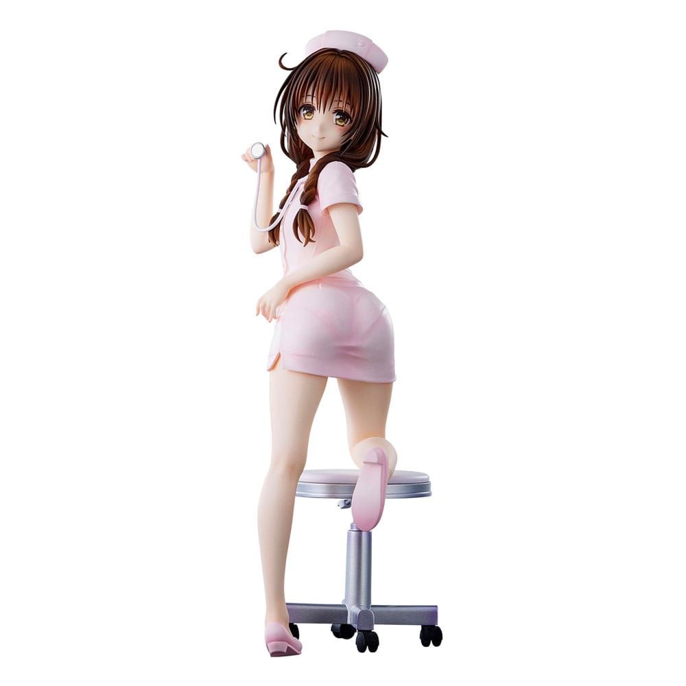 To Love-Ru Darkness Statue PVC Mikan Yuki Nurse Cos 25 cm Union Creative