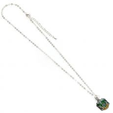 Harry Potter Pendant & Necklace Slytherin (silver plated) The Carat Shop