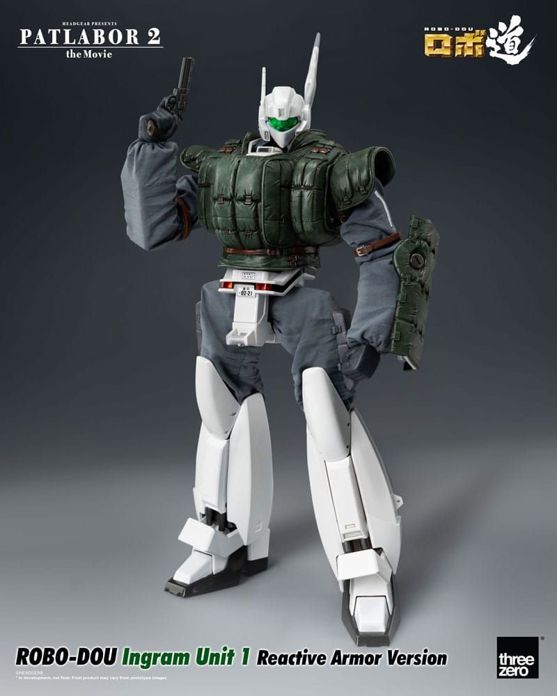 Patlabor 2: The Movie Robo-Dou Action Figure Ingram Unit 1 Reactive Armor Version 23 cm ThreeZero