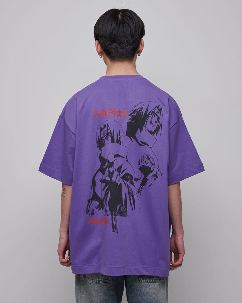 Naruto Shippuden T-Shirt Graphic Purple Size S Neptun