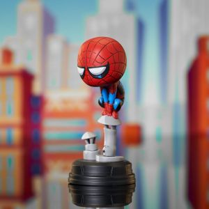 Marvel Animated Statue Spider-Man on Chimney 15 cm Diamond Select