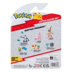 Pokémon Battle Figure Set 3-Pack Pawniard, Squirtle #1, Monferno 5 cm Jazwares