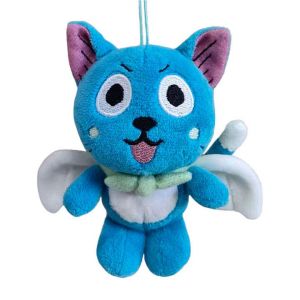 Fairy Tail Plush Figure & Keychain Happy 10 cm