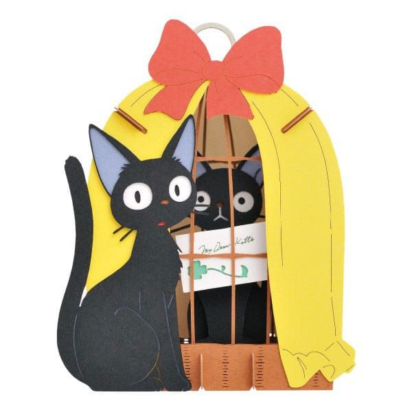 Kiki's Delivery Service Paper Model Kit Paper Theater Jiji I am here Ensky