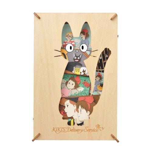 Kiki's Delivery Service Paper Model Kit Paper Theater Wood Style Silhouette Jiji Ensky