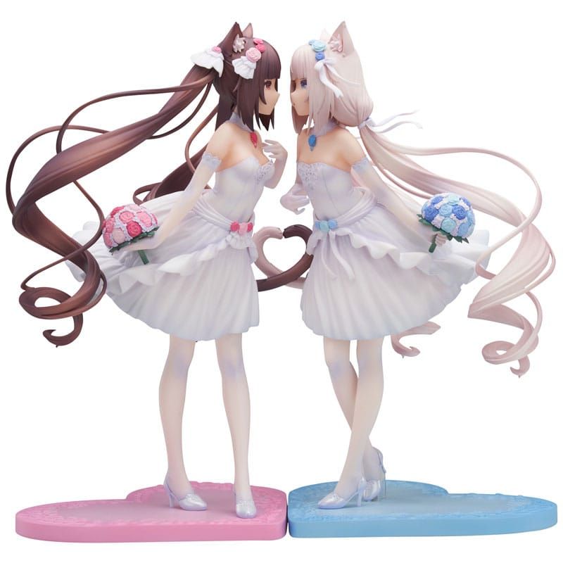 Nekopara PVC Statue 1/7 Nekopara Chocola & Vanilla Dream of Eden Ver. 23 cm APEX