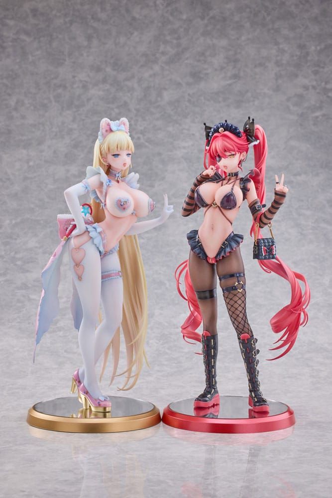 Original Character PVC Statues 1/5 Stella & Sadie Illustrated by Mendokusai 31 cm PartyLook