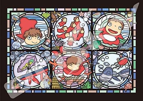 Ponyo Jigsaw Puzzle Stained Glass Ponyos everywhere (208 pieces) Ensky