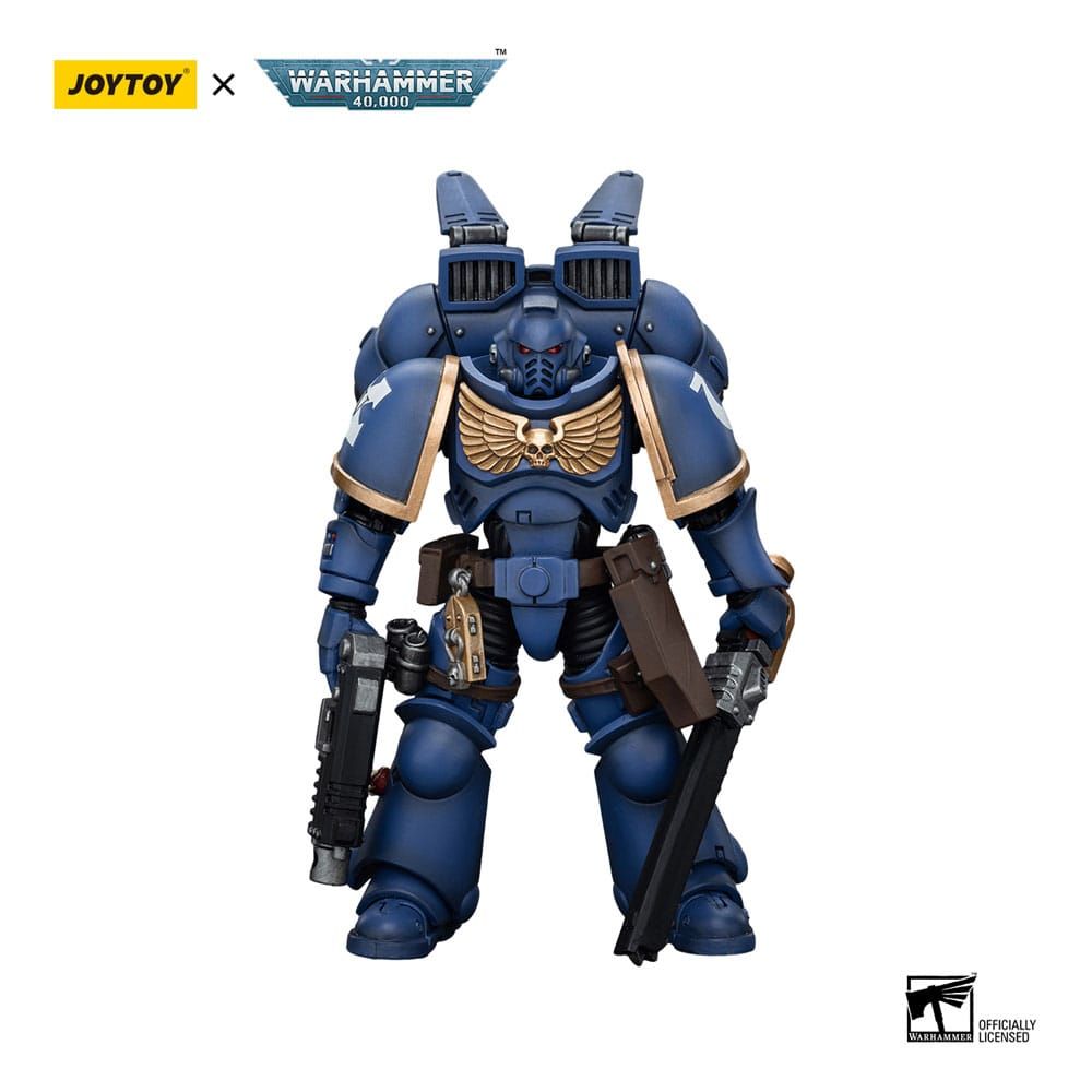 Warhammer 40k Action Figure 1/18 Ultramarines Jump Pack Intercessors Intercessor 2 12 cm Joy Toy (CN)