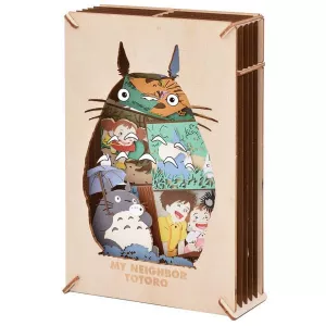 My Neighbor Totoro Paper Model Kit Paper Theater Wood Style Silhouette Big Totoro Ensky