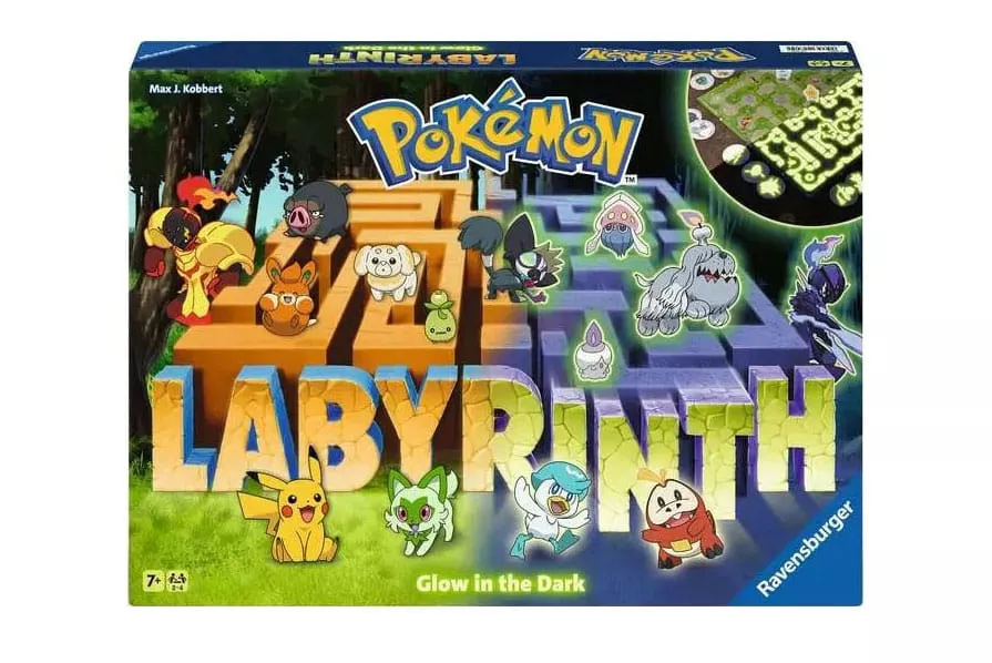 Pokémon Board Game Labyrinth Glow in the Dark Ravensburger