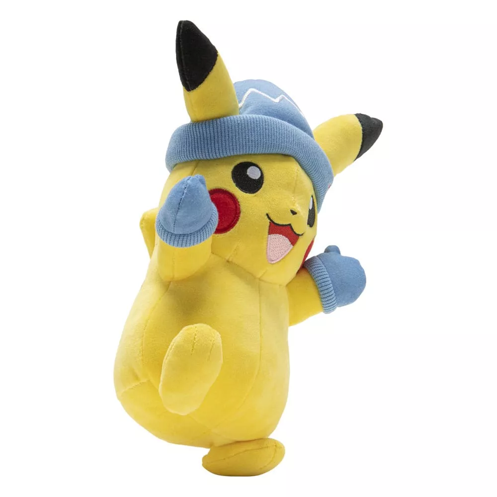 Pokémon Plush Figure Pikachu with Winter Hat and Mittens 20 cm Jazwares