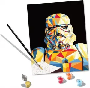 Star Wars CreArt Paint by Numbers Painting Set Stormtrooper 24 x 30 cm Ravensburger