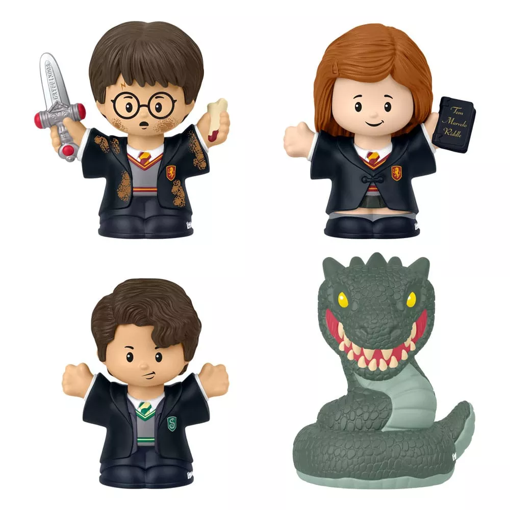 Harry Potter Fisher-Price Little People Collector Mini Figures 4-Pack Chamber of Secrets 6 cm Mattel