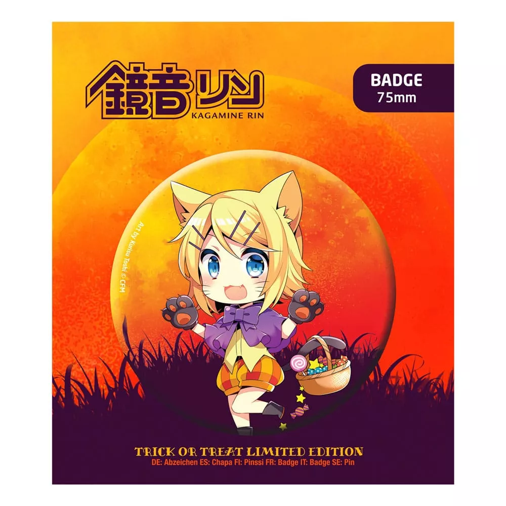 Hatsune Miku Pin Badge Halloween Limited Edition Kagamine Rin POPbuddies