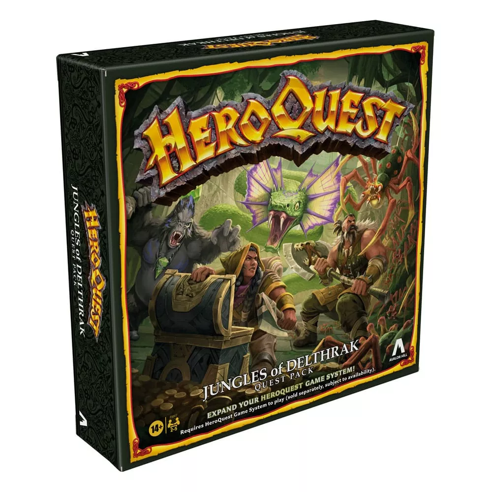 HeroQuest Board Game Expansion Jungles of Delthrak Quest Pack *English Version* Hasbro