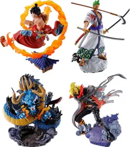 One Piece Petitrama PVC Mini Statue Logbox Re Birth Wano Kuni Vol. 1 Set 9 cm Megahouse