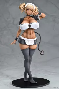 Original Character Statue 1/6 Black Gal Maid Succubus Cocoa 30 cm