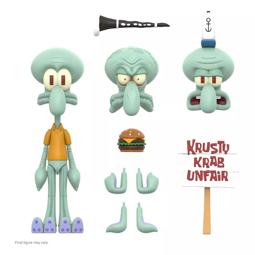 SpongeBob Ultimates Action Figure Squidward 18 cm Super7