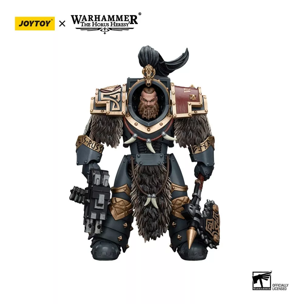 Warhammer The Horus Heresy Action Figure 1/18 Space Wolves Varagyr Wolf Guard Squad Varagyr Terminator 4 12 cm Joy Toy (CN)