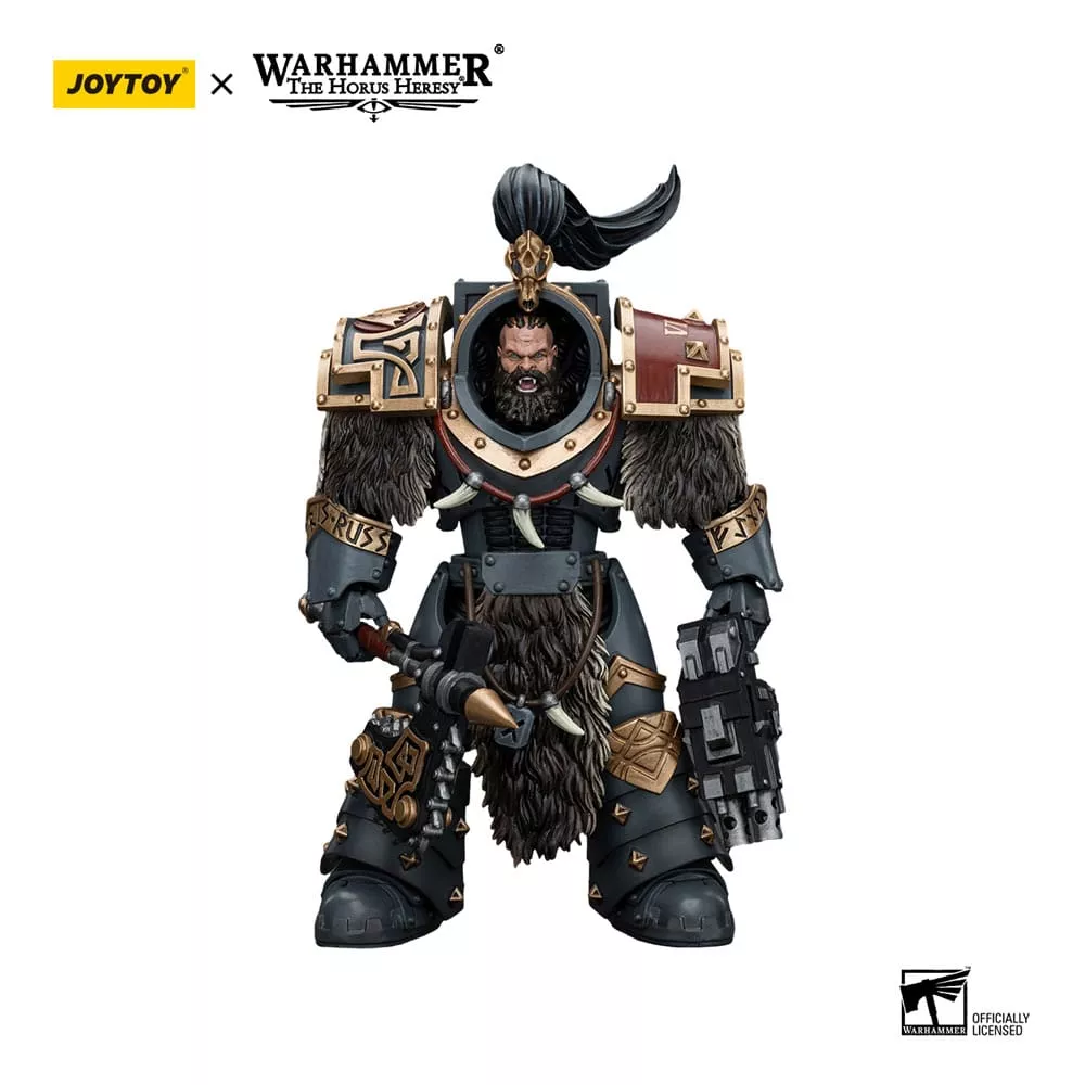 Warhammer The Horus Heresy Action Figure 1/18 Space Wolves Varagyr Wolf Guard Squad Varagyr Thegn 12 cm Joy Toy (CN)