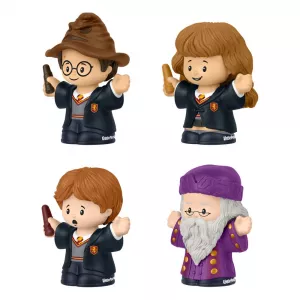 Harry Potter Fisher-Price Little People Collector Mini Figures 4-Pack Philosopher's Stone 6 cm Mattel