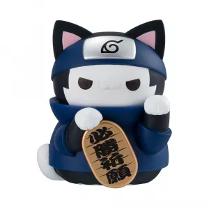 Naruto-Nyaruto! Mega Cat Project Nyaruto! Trading Figures Beckoning cat fortune one more time 7 cm Assortment (6) Megahouse