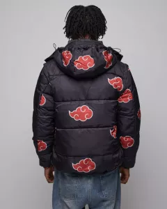 Naruto Puffer Jacket Akatsuki Red Size XS Neptun