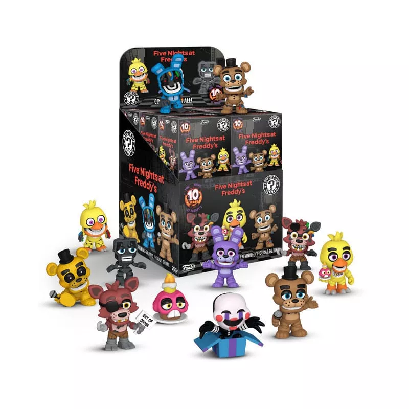 Five Night's at Freddy Mini Figures FNAF (10y Anniversary) 5 cm Display (12) Funko