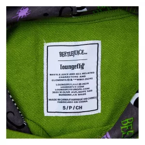 Beetlejuice by Loungefly Hoodie Sweater Unisex Glow in the Dark Size M