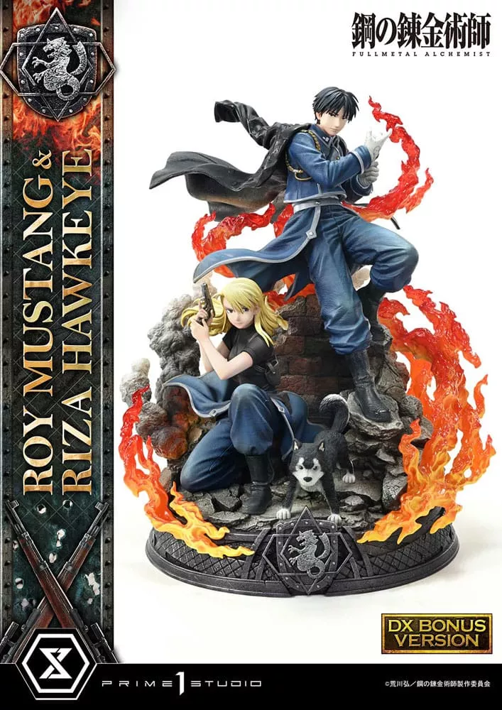 Fullmetal Alchemist Concept Masterline Statue 1/6 Roy Mustang & Riza Hawkeye Deluxe Bonus Version 50 cm Prime 1 Studio