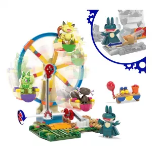 Pokémon MEGA Construction Set Ferris Wheel Fun Mattel