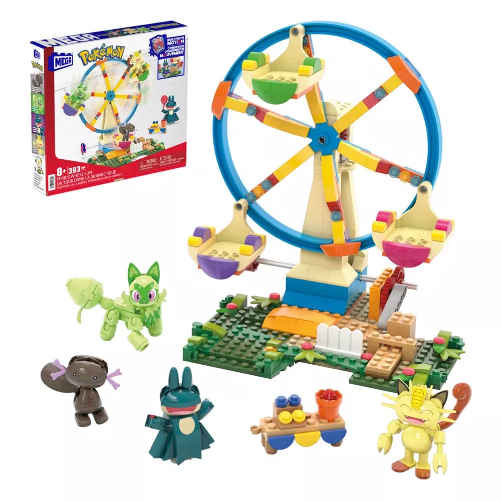 Pokémon MEGA Construction Set Ferris Wheel Fun Mattel