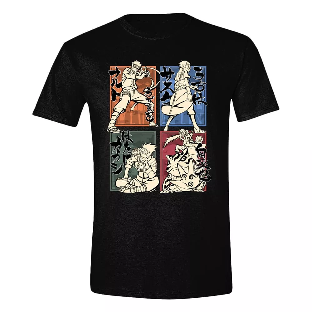 Naruto T-Shirt Character Sketches Size M PCMerch