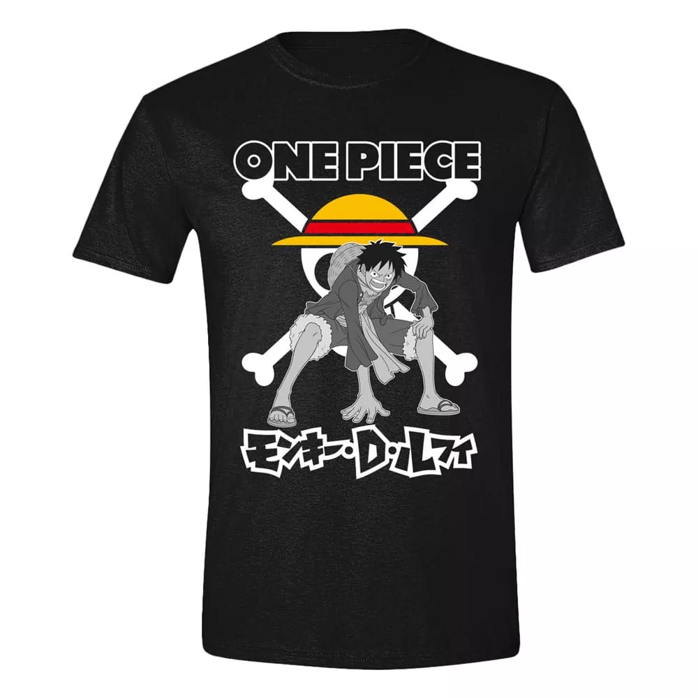 One Piece T-Shirt Luffy Skull Size L PCMerch