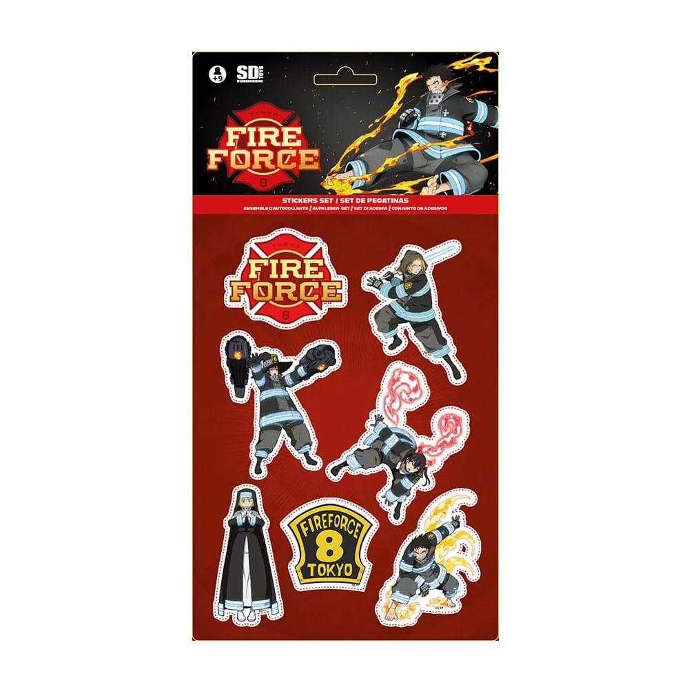 Fire Force Deluxe Sticker Set SD Toys