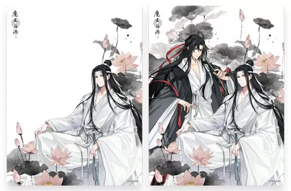 Grandmaster of Demonic Cultivation 3D Lenticular Card Wei Wuxian & Lan Wangji 12 x 16 cm Sakami Merchandise