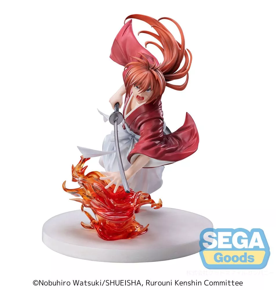 Rurouni Kenshin Luminasta PVC Statue "Rurouni Kenshin" "Kenshin Himura" 15 cm Sega