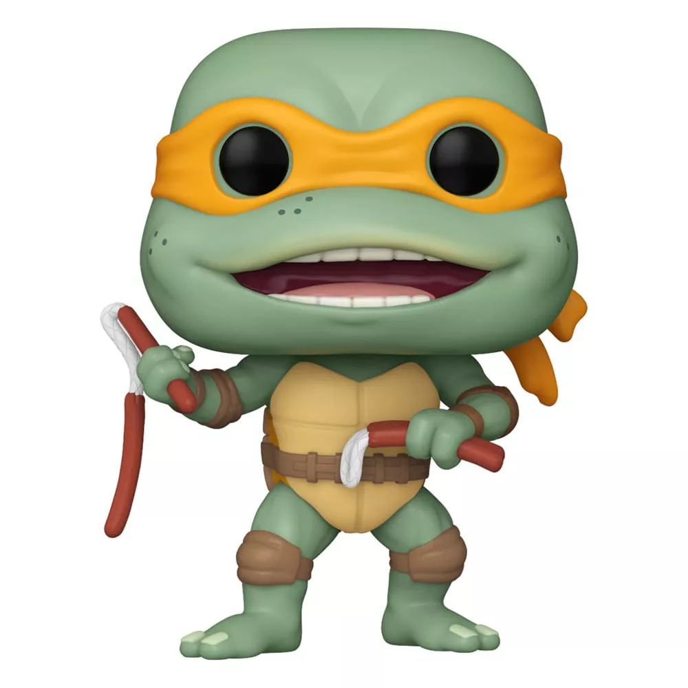 Teenage Mutant Ninja Turtles POP! Movies Vinyl Figure Michelangelo Sausage Link Nunchucks 9 cm Funko