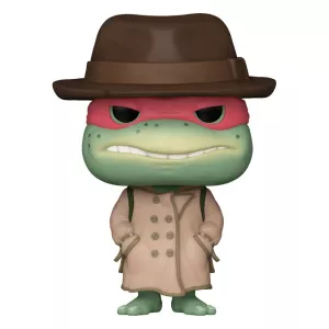 Teenage Mutant Ninja Turtles POP! Movies Vinyl Figure Raphael w/Coat & Hat 9 cm Funko