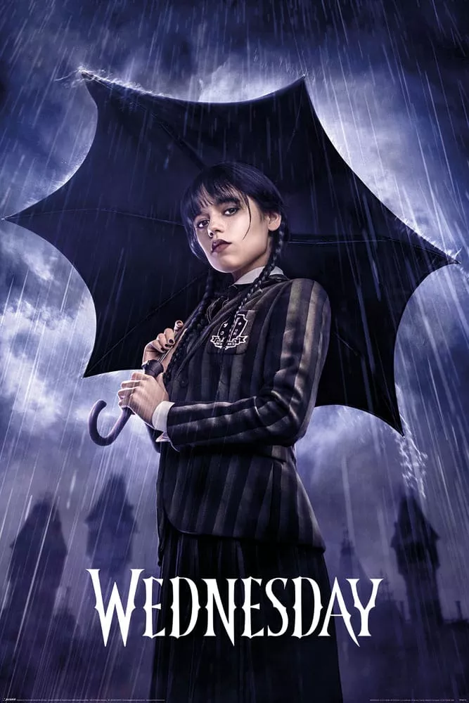 Wednesday Poster Pack Downpour 61 x 91 cm (5) Pyramid International