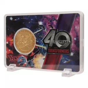 Transformers Collectable Coin 40th Anniversary 24k Gold Plated Edition 4 cm FaNaTtik