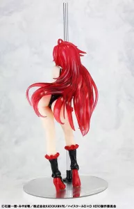 High School DxD Statue 1/7 Rias Gremory Pole Dance Ver. Black Color 20 cm Kaitendoh