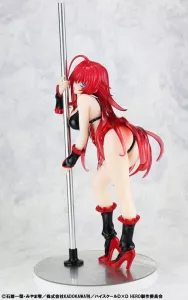 High School DxD Statue 1/7 Rias Gremory Pole Dance Ver. Black Color 20 cm Kaitendoh