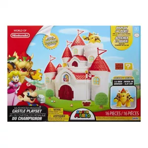 World of Nintendo Playset Super Mario Mushroom Kingdom Castle Jakks Pacific