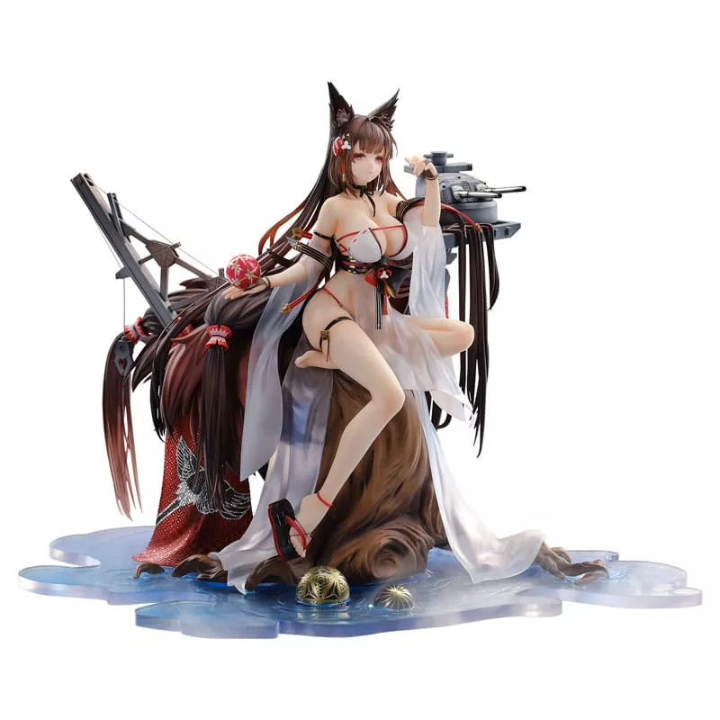 Azur Lane PVC Statue 1/7 Amagi Wending Waters Serene Lotus Ver. Acrylic Special Edition w/Display 25 cm APEX