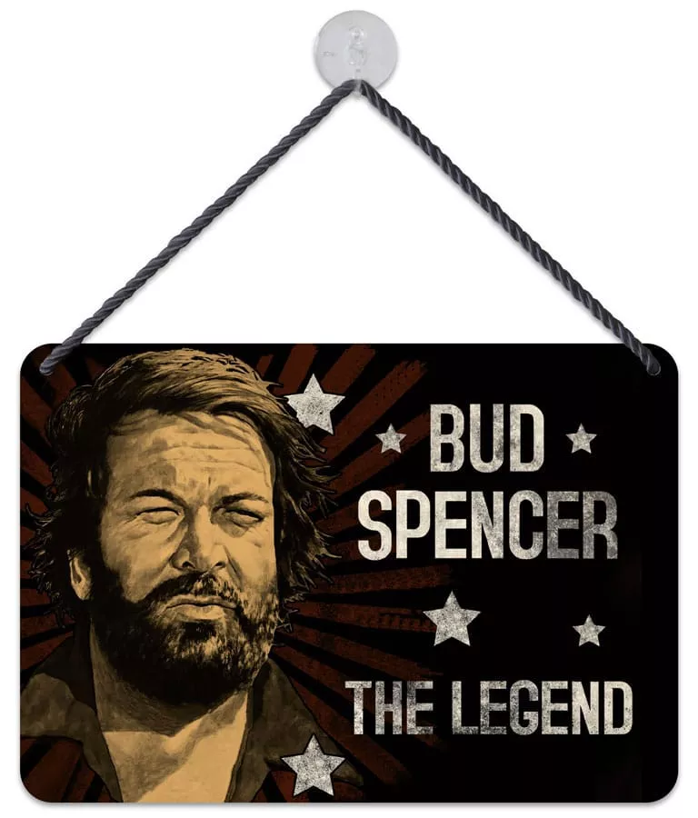 Bud Spencer Tin Sign The Legend 16,5 x 11,5 cm Blechwaren Fabrik Braunschweig