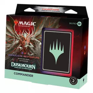 Magic the Gathering Duskmourn: Haus des Schreckens Commander Decks Display (4) german Wizards of the Coast