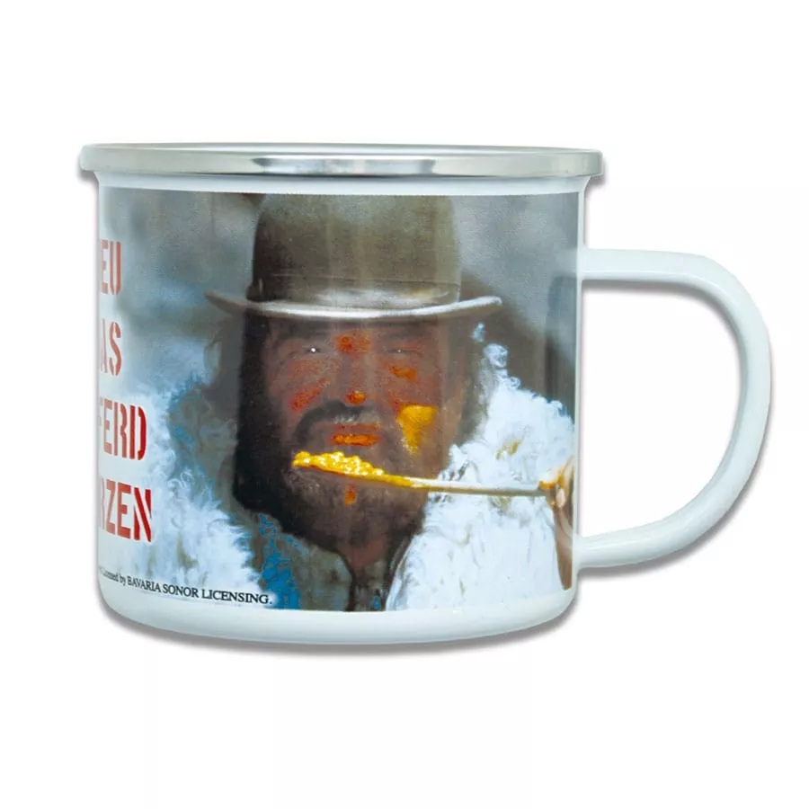 Bud Spencer Enamel Mug Ohne Heu kann das beste Pferd... Blechwaren Fabrik Braunschweig